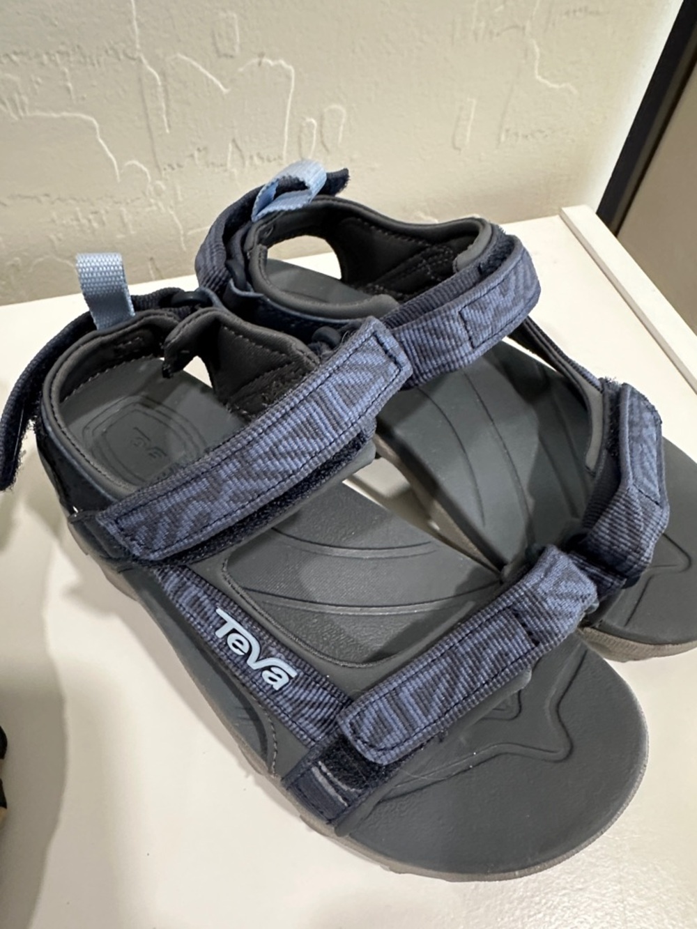 Bundle! Teva Gray and Dark Blue Outdoor Sandals and Saucony black and green